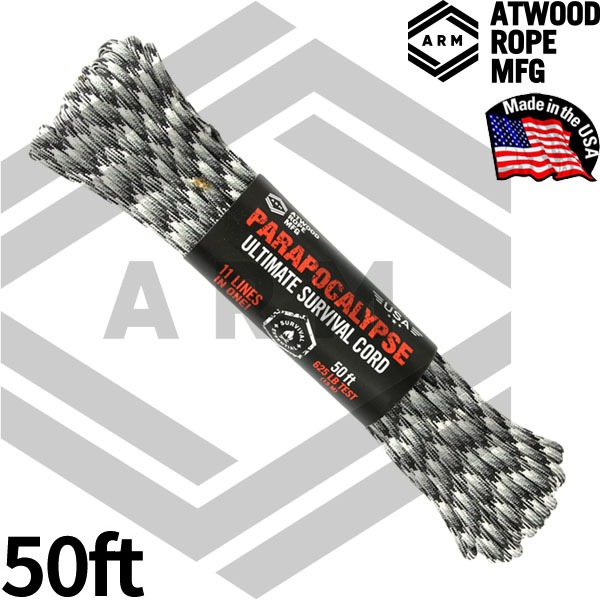 Atwood Rope Parapocalypse Ultimate Survivor Cord 50ft